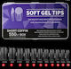 Soft Gel Tips Νυχιών Διάφανα 550τμχ 10264