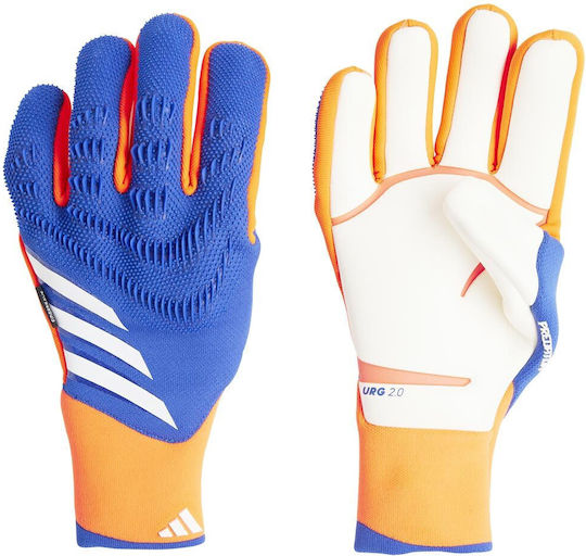 adidas Predator Pro Fingersave Adults Goalkeeper Gloves Blue