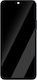 Clappio Full Face Tempered Glass Μαύρο (Honor X8a)
