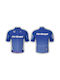 Kovanis Мъжки Къс Ръкав Колоездачна блуза Син