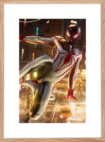 Walls Kids Framed Wall Painting White -suit Spiderman 50x70cm