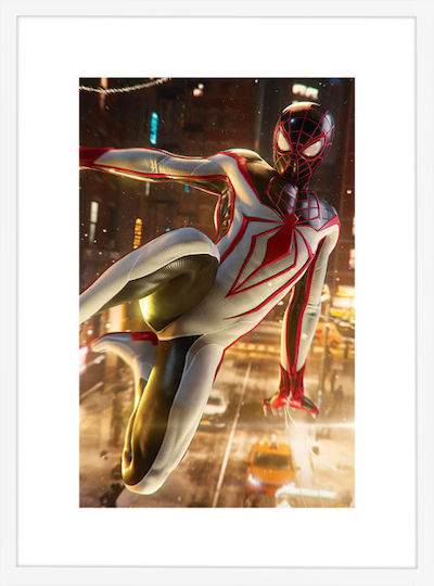 Walls Kids Framed Wall Painting White -suit Spiderman 60x90cm