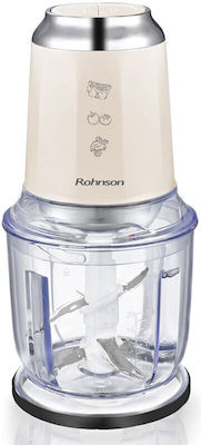 Rohnson R-518 Πολυκόπτης Multi 600W με Δοχείο 600ml Μπεζ