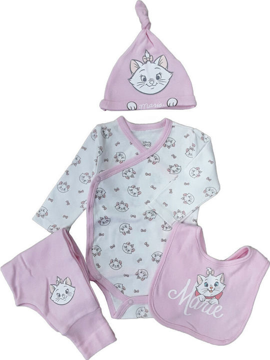 Disney Kitty Series Σετ Κορμάκι με Αξεσουάρ Kitty White Light Pink 4τμχ