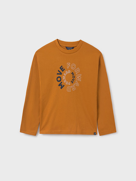 Mayoral Kids Blouse Long Sleeve orange