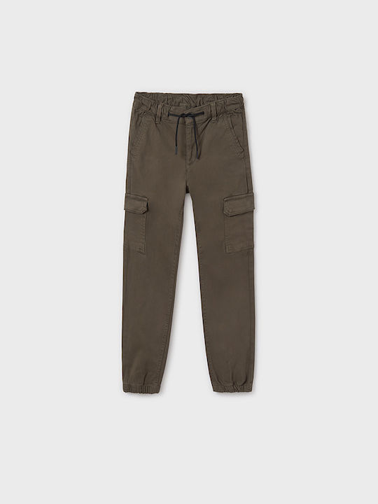 Mayoral Kids Cargo Trousers Oil