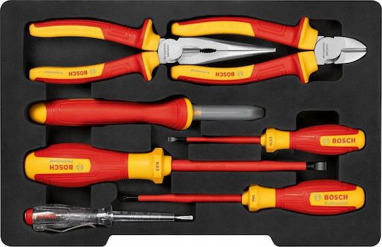 Bosch Δίσκος Εργαλειοφόρου με 7 Εργαλεία Ηλεκτρολόγου