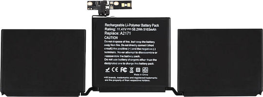 Clappio Съвместима Батерия за Apple MacBook Pro MacBook Pro 13" 2019 (A2159) с 5103mAh