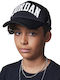 Jordan Kids' Hat Jockey Fabric JORDAN Black