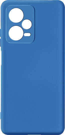 Case Redmi Note 12 Pro & Poco X5 Pro Semi-rigid Soft-touch Fast Cover Blue