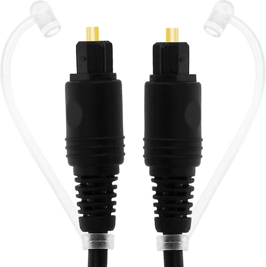 LinQ Optical Audio Cable TOS male - TOS male Μαύρο 3m (F0-D30)