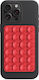 Techsuit Holder Back Cover Silicone Red