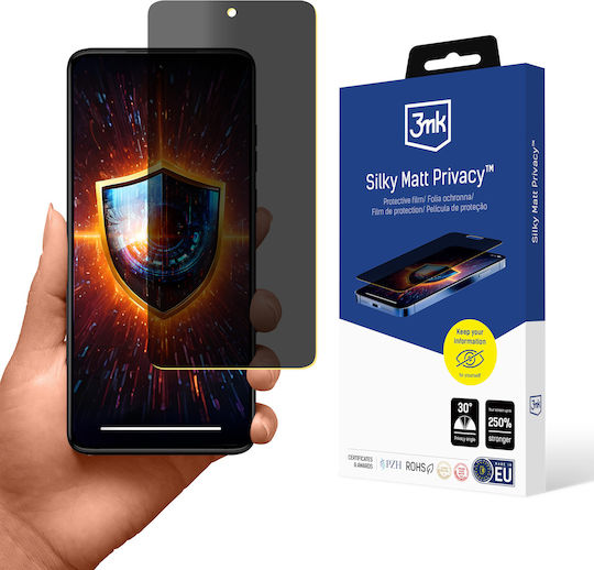 3MK Silky Privacy Ματ Screen Protector (Moto G84)