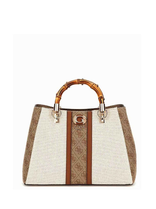 Guess Satchel Women's Bag Hand Beige