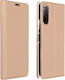 Slim Flip Wallet Case Business Series for Sony Xperia 10 2 in Rose Gold