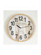 Wall Clock Wooden White Ø32cm