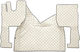 Truck Seat Covers Compatible with Volvo Fh4 Fh5 2013 Cream Automatic