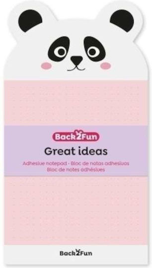 Miquelrius Sticky Notes 60 sheets 9x16.5cm Back2fun Panda