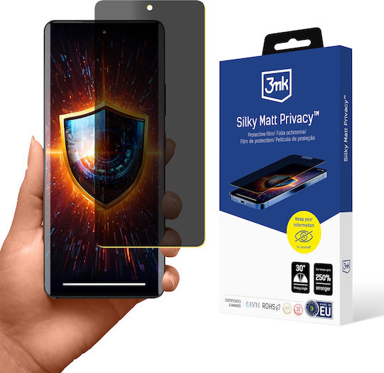 3MK Privacy Ματ Screen Protector (Motorola Edge 30 Fusion)
