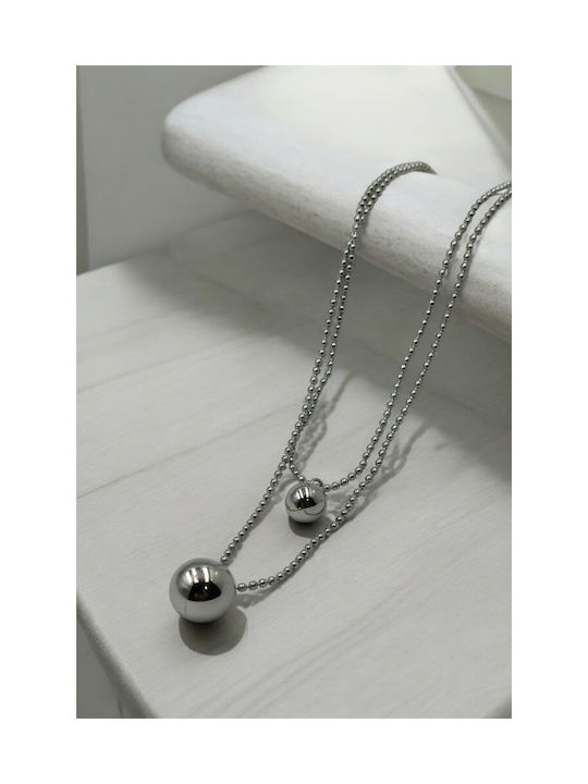 Necklace Double from Steel