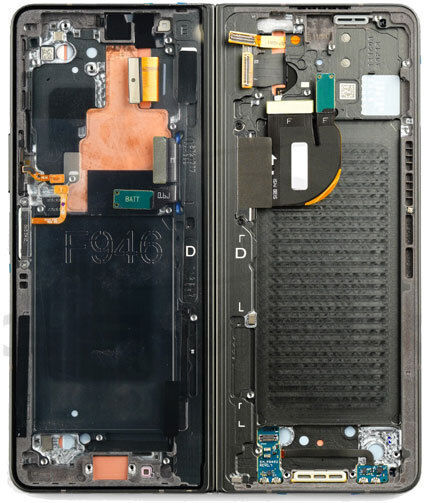 Samsung O ecran cu Mecanism Tactil și Cadru pentru Samsung Galaxy Z Fold5 F946 (Gri)