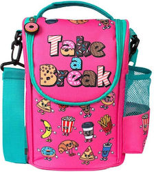 Ισοθερμική Τσάντα Φαγητού Λουράκι Strap Lunch Bag Fringoo Take A Break 26*16*11 Cm