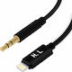 Avizar Regular la Cablu Lightning Negru 1m (ADA-HL098-BK)
