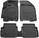 Umbrella Set Covorașe Față și Spate 4buc din Furtun pentru Chevrolet Aveo 2005-2011 Negre