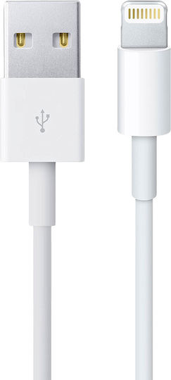 Avizar USB-A to Lightning Cable Λευκό 1m (DATA-IP5)