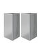 vidaXL Set 2 Töpfe Metall Galvanized Steel