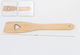 Giszben Spatula Slotted Wooden 30cm