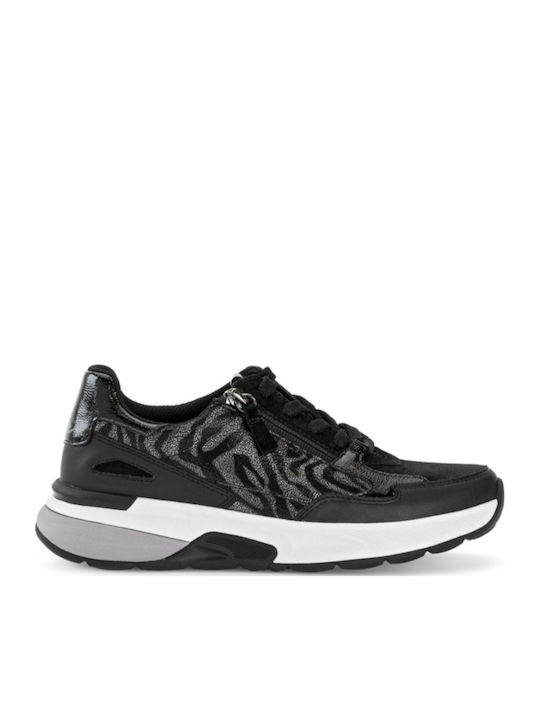 Gabor Damen Anatomisch Sneakers BLACK