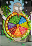 Rick und Morty Notizbuch A5 Spinner