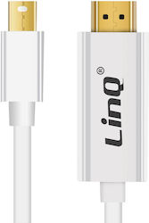 LinQ MDH18 DP Male - mini DP Male 1.8m