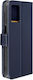 Hülle Motorola Moto G5 Wallet Support Binfen Serie Farbe Mitternachtsblau