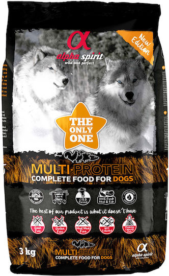 Храна за кучета Alpha Spirit Multiprotein 3 кг