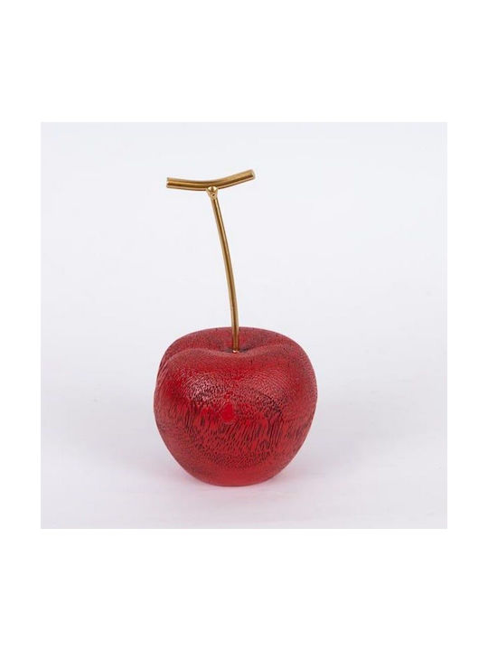 Διακοσμητικό Κεράσι Πολυρητίνης 9.2x9.2x16.8cm