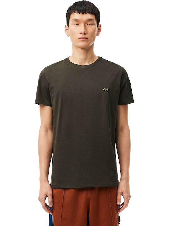 Lacoste Pima T-shirt Vert Khaki
