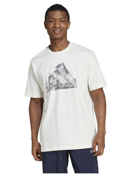 Adidas Future Icons Men's Athletic T-shirt Short Sleeve Silver