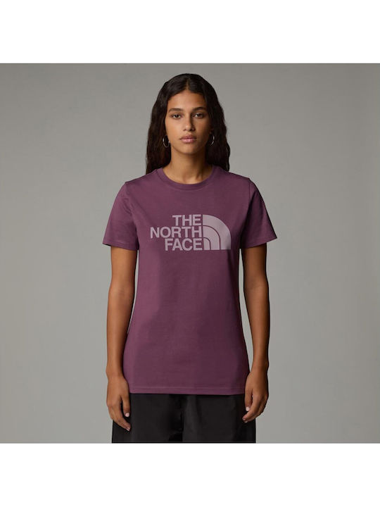 The North Face Easy Γυναικείο Αθλητικό T-shirt Μωβ