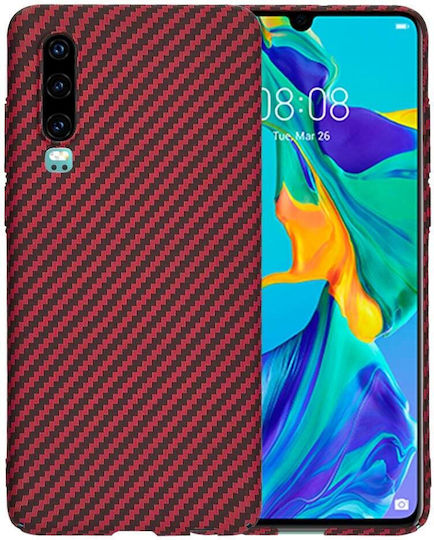 Techsuit Back Cover Red (Huawei P30)