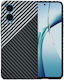 Techsuit Carbon Back Cover Σιλικόνης Γκρι (OneP...