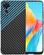 Techsuit Carbon Back Cover Σιλικόνης Μπλε (Oppo...