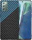 Techsuit Carbon Back Cover Σιλικόνης Μπλε (Gala...