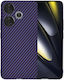 Techsuit Carbon Back Cover Silicon Violet (Poco...