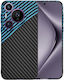 Techsuit Carbon Back Cover Silicone Blue (Huawe...