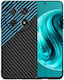 Techsuit Carbon Back Cover Silicon Albastru (Hu...