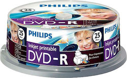 Philips DM4S6B25F Recordable DVD-R 4.7GB 25pcs