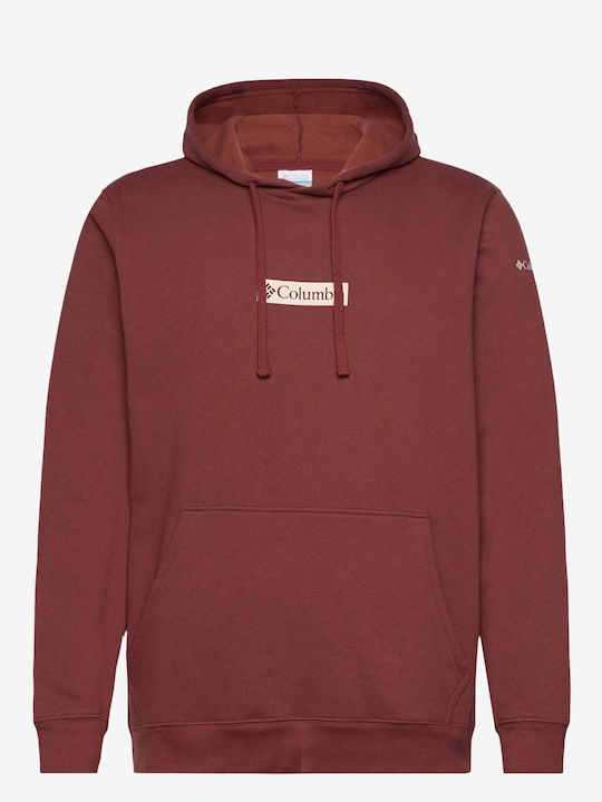 Trek Sweatshirt with Hood Burgundy