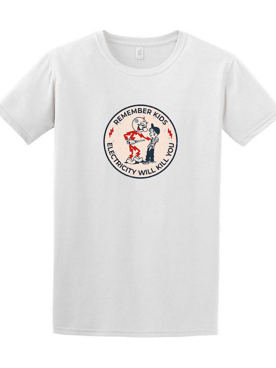 Gildan T-shirt Λευκό
